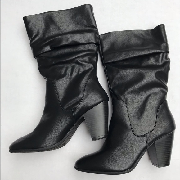 esprit black boots